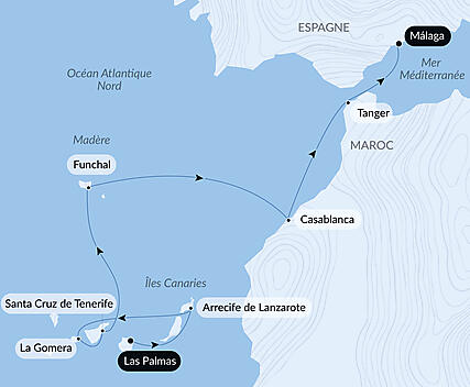 Odyssée atlantique des Canaries à la péninsule ibérique