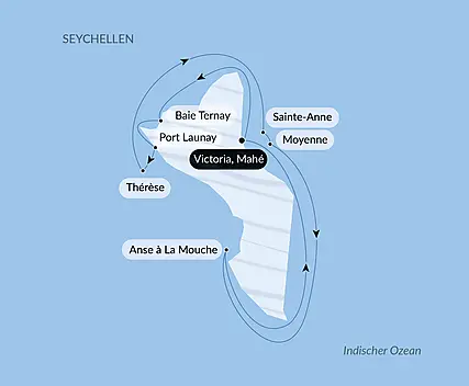Die Seychellen unter den Segeln der Spirit of Ponant