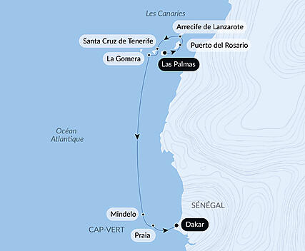Entre volcans et océan, des Canaries au Cap-Vert