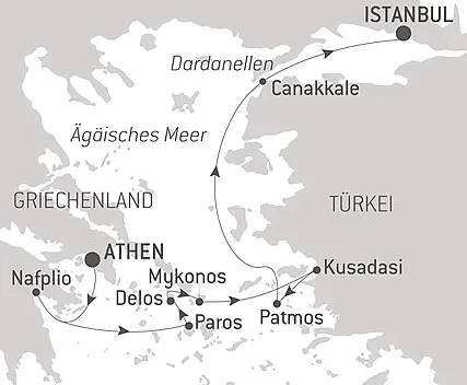 Kreuzfahrt in der Ägäis: Türkei und die griechischen Inseln – mit Smithsonian Journeys