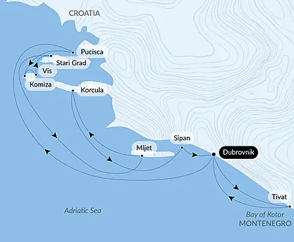 Croatia, Under Sail Aboard Le Ponant