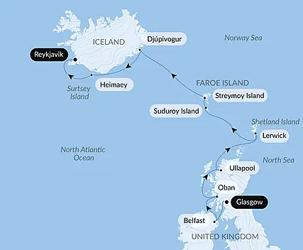 Wild lands of Scotland, the Faroe Islands and Iceland