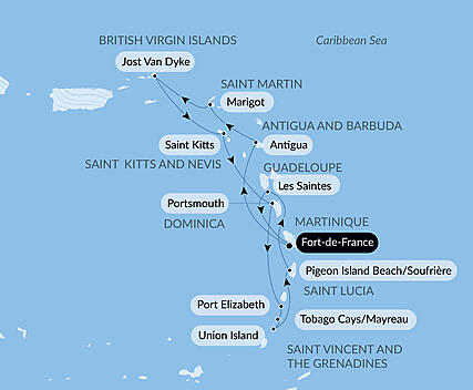 Your itinerary - The Essentials of the Caribbean
