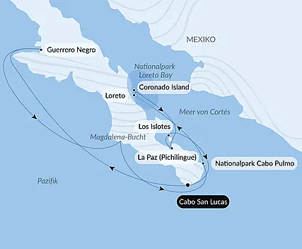 Erkundung im Herzen der Baja California