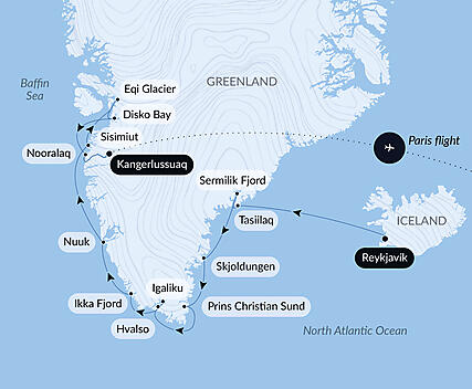 Your itinerary - Expedition to the edge of the Ice Sheet