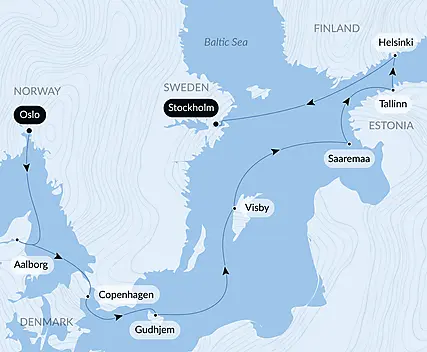 Islands and cities, from the North Sea to the Baltic