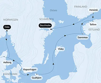 Inseln und Städte, von der Nordsee bis zur Ostsee