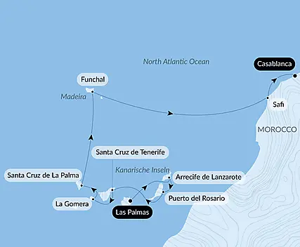Odyssee im Atlantik von den Kanarischen Inseln bis zur marokkanischen Küste