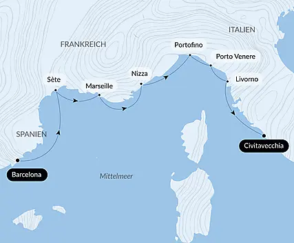Südfrankreich und die Italienische Riviera vom Meer aus – mit Smithsonian Journeys