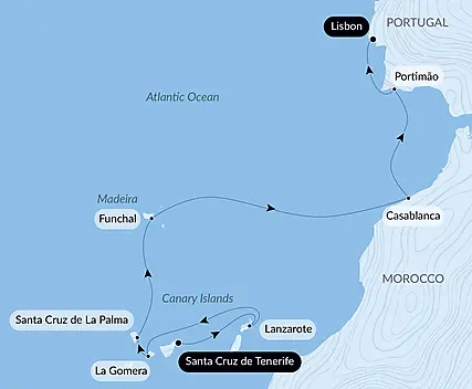 Volcanic islands and historic cities of the North Atlantic