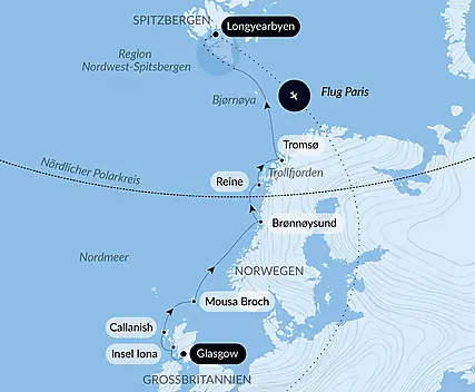 Von Schottland nach Spitzbergen