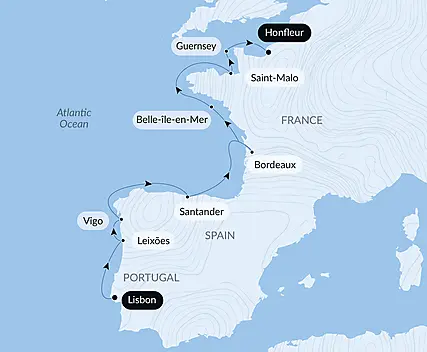The Iberian Peninsula and Fortified cities of the Atlantic
