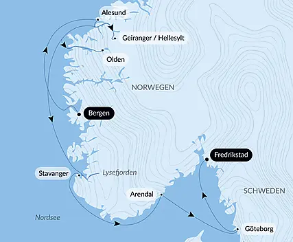 Kreuzfahrt durch die norwegischen Fjorde – mit Smithsonian Journeys