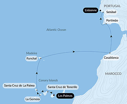 Volcanic islands and historic cities of the North Atlantic