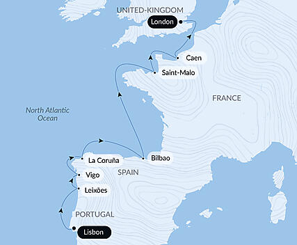 Lisbon to London: Cruising Europe's Western Shores – with Smithsonian Journeys