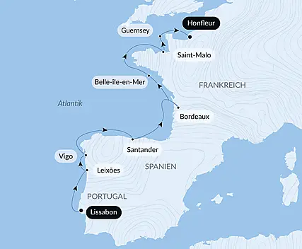 Befestigte Städte am Atlantik und die Iberische Halbinsel