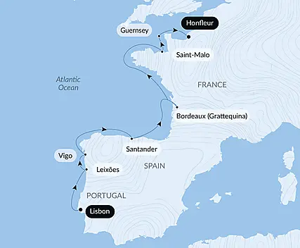 The Iberian Peninsula and Fortified cities of the Atlantic