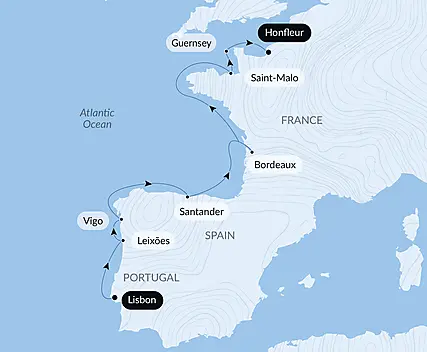The Iberian Peninsula and Fortified cities of the Atlantic