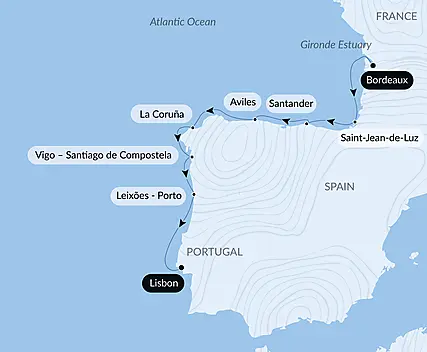 Green Shores: Exploring the Bay of Biscay and Iberian Coastline