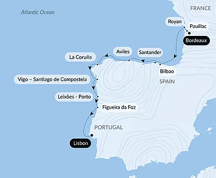 Bay of Biscay & Iberian Peninsula