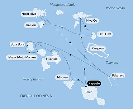 Marquesas, The Tuamotus & Society Islands