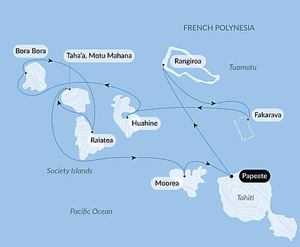 Society Islands & The Tuamotus