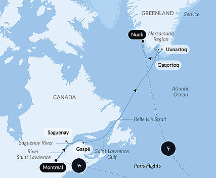 From the St Lawrence to Greenland, the Last Moments of Winter