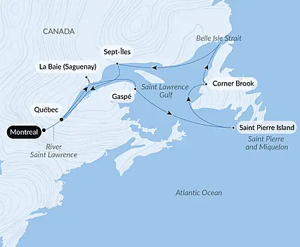 The St. Lawrence River in the Heart of the Boreal Winter