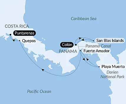 Panama and Costa Rica by Sea: The Natural Wonders of Central America – with Smithsonian Journeys