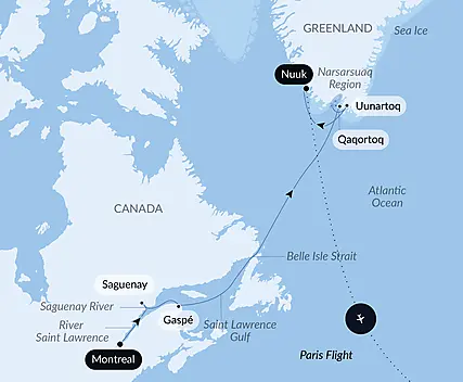 From the St Lawrence to Greenland, the Last Moments of Winter