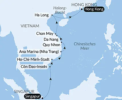 Die Küste Vietnams auf dem Seeweg: Von Singapur nach Hongkong – mit Smithsonian Journeys