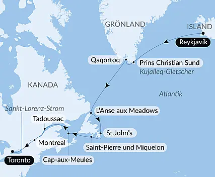 Auf Erkundung in Grönland und Kanada mit Saint-Pierre und Miquelon