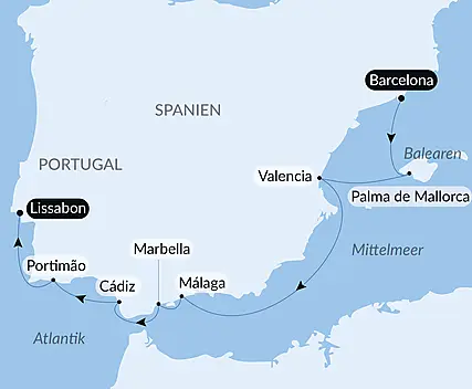 Kreuzfahrt durch Südspanien und Portugal – mit Smithsonian Journeys