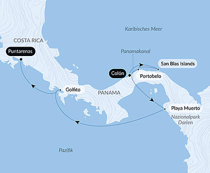 Panamakanal und die Juwelen Mittelamerikas