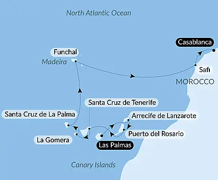 Odyssee im Atlantik von den Kanarischen Inseln bis zur marokkanischen Küste