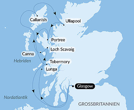 Mythische Inseln und wilde Landschaften auf den Hebriden