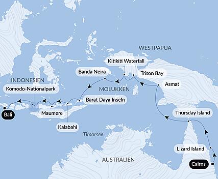 Abenteuer in den Tropen zwischen Indonesien und Nordost-Australien