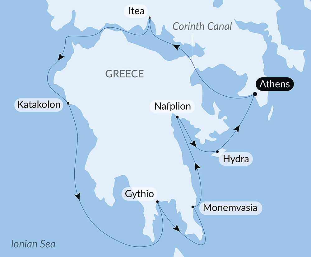 Landscapes and historic sites of the Peloponnese — image 3