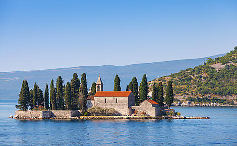 Sailing in the Bay of Kotor